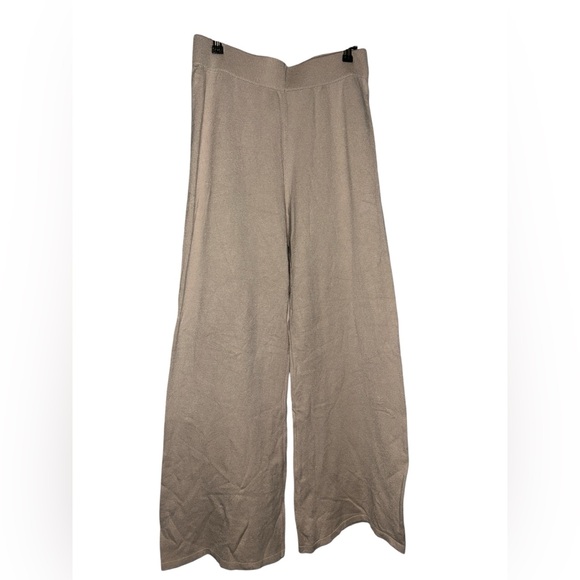 Sioni Cream Lounge Wide Leg Pants - Picture 1 of 4